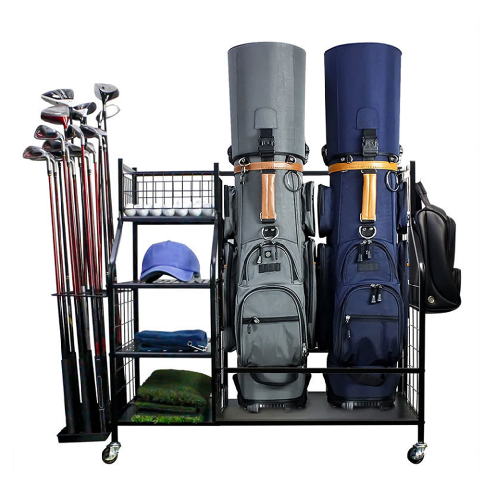 Sports Equipment Organizer Rack - Stojak do przechowywania toreb golfowych Stojak