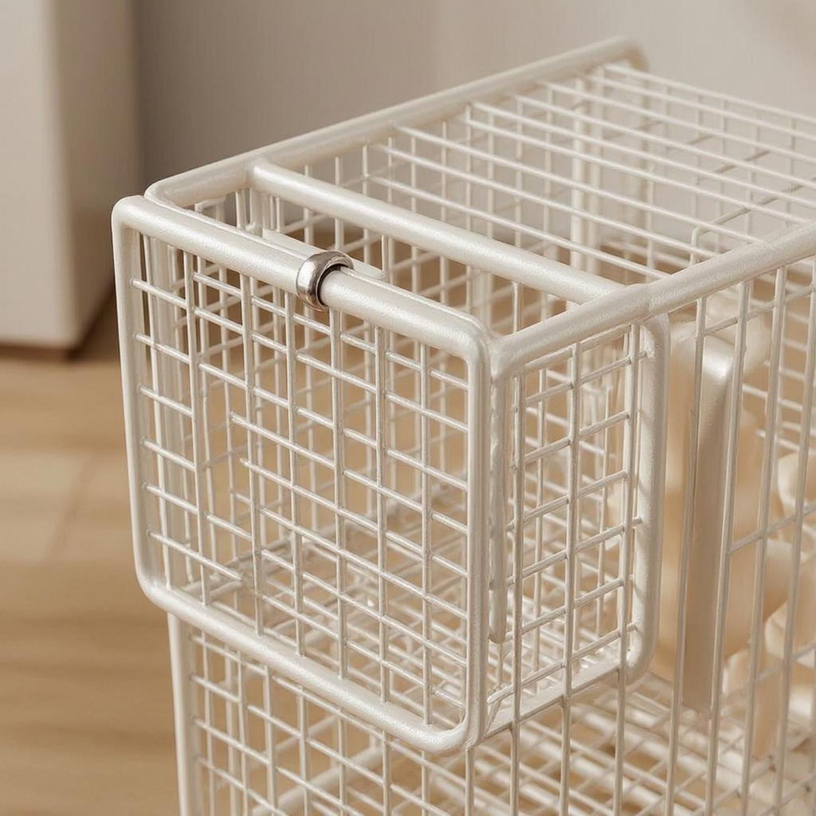 Sports Equipment For Home - Wielosegmentowy metalowy wózek do przechowywania sprzętu