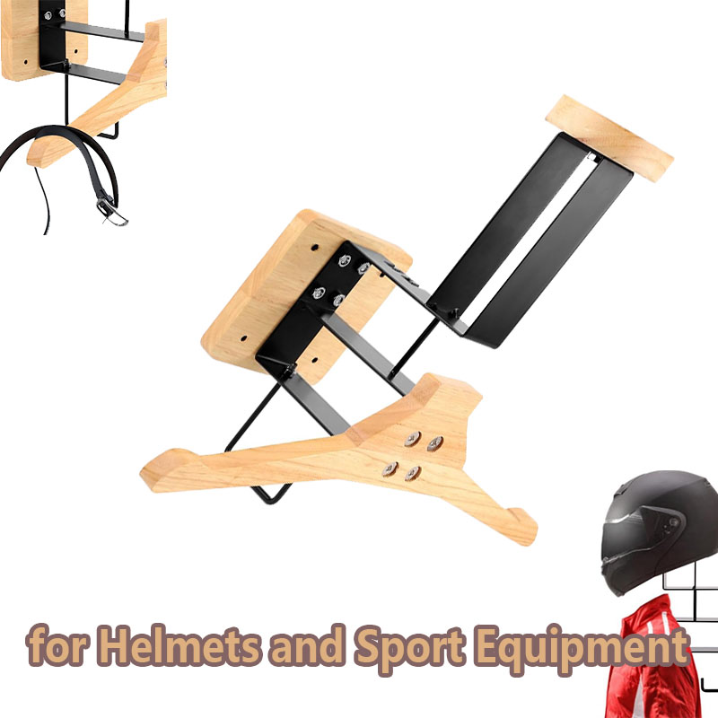 Drewniany uchwyt na kask motoc – Sports Equipment Organizer Rack recenzja i cena