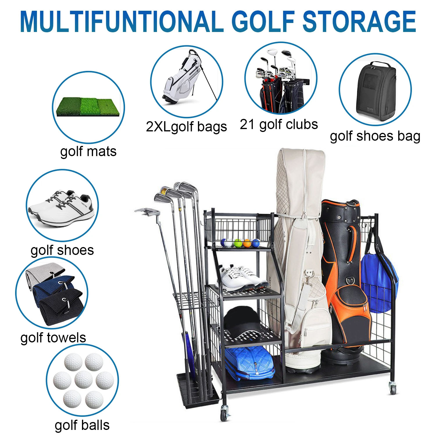 Stojak do przechowywania toreb – Sports Equipment Organizer Rack recenzja i cena