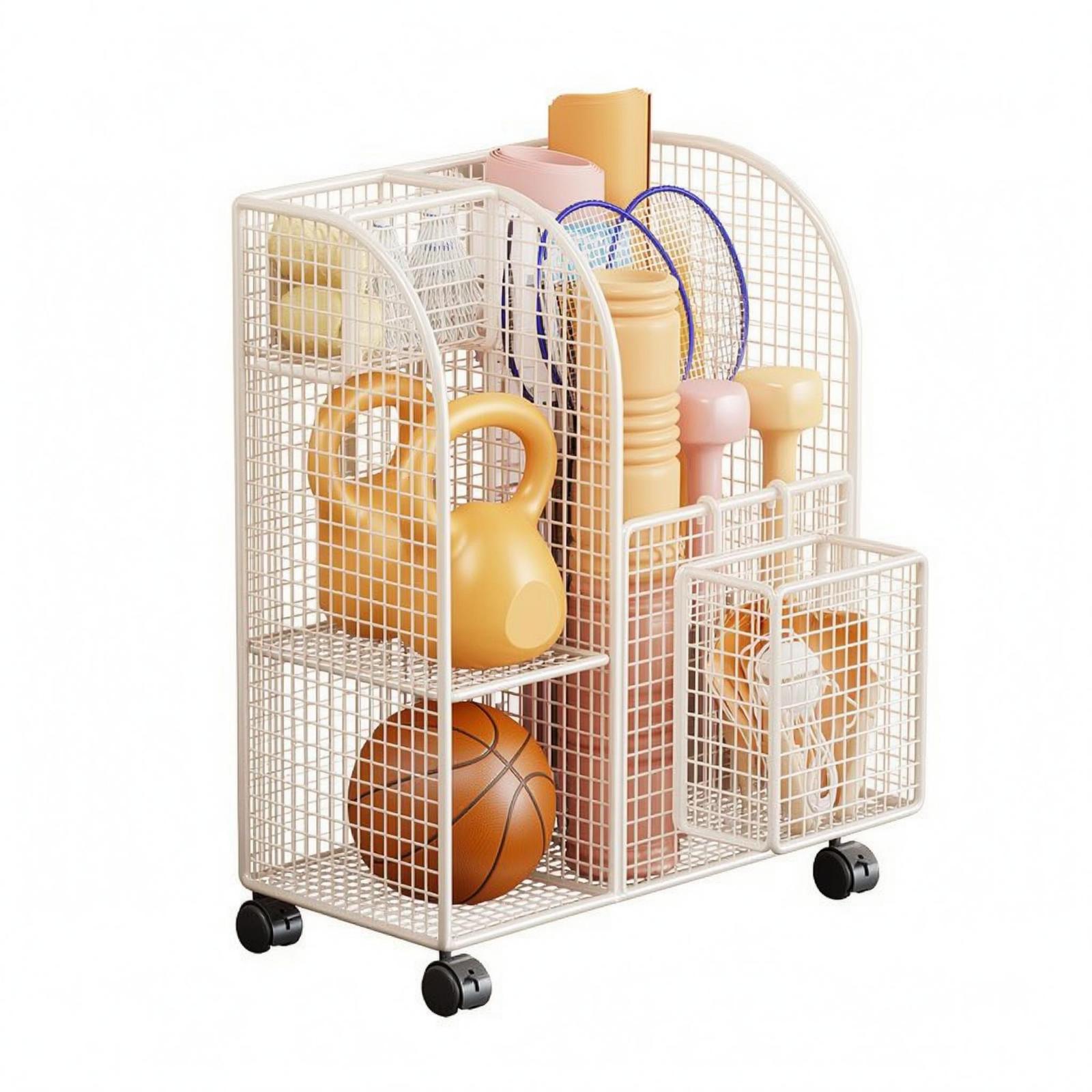 Wielosegmentowy metalowy wózek – Sports Equipment For Home recenzja i cena