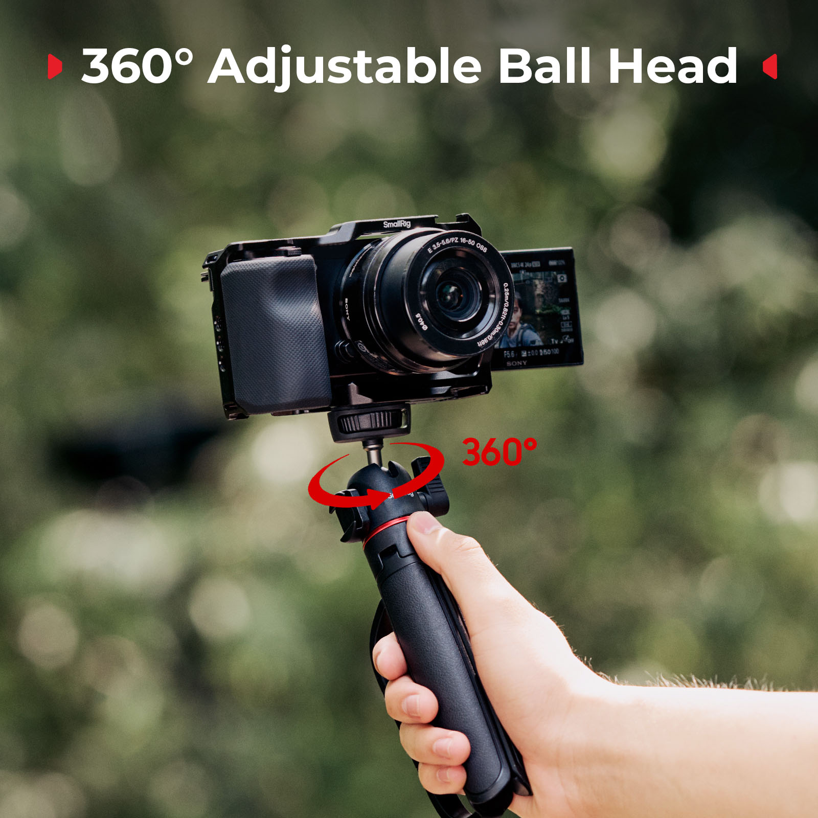 Statyw SmallRig VT-15 Vlog w k – Lacrosse Stick Head recenzja i cena