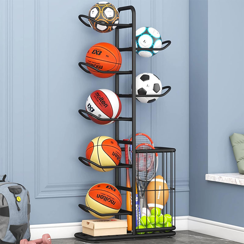 Stojak na piłki sportowe, kosz – Sports Equipment Organizer Rack recenzja i cena