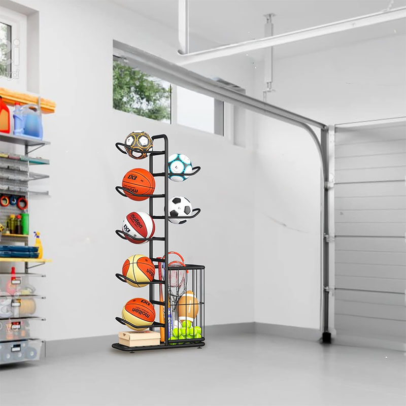 Stojak na piłki sportowe, kosz – Sports Equipment Organizer Rack recenzja i cena